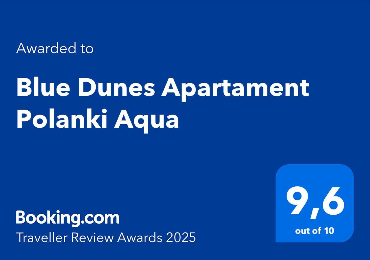 Blue Dunes Apartament Polanki Aqua Kolobrzeg Exterior photo